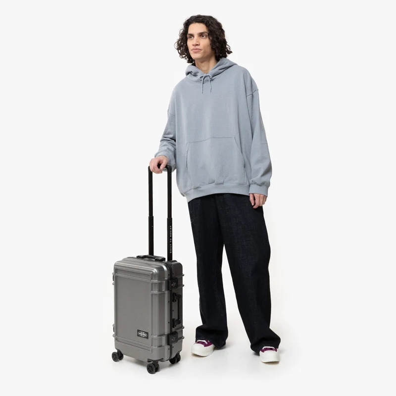 Eastpak selection Resist'r Case - Trolley de cabina con 4 ruedas S 55 cm (brushed metal)