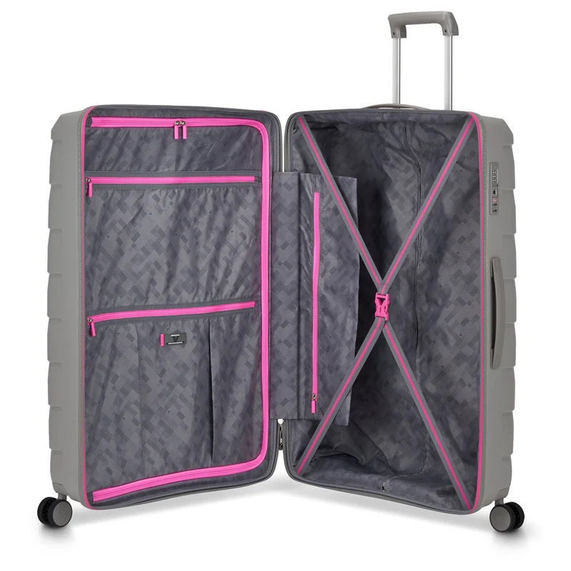 Roncato Skyline 2.0 Neon - Trolley de 4 ruedas L 79 cm (grey)