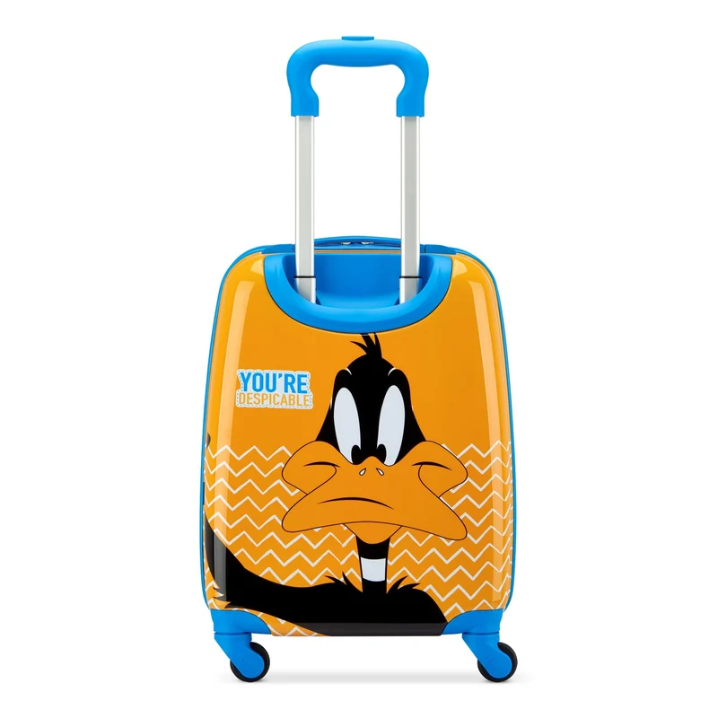 Roncato Looney Tunes Kids - Trolley infantil de 4 ruedas 44 cm (Daffy Duck Arancio)