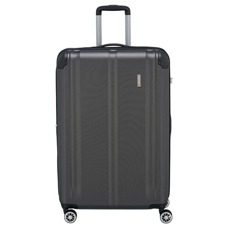 Travelite City - Trolley de 4 ruedas erw. L 77 cm (anthrazit)