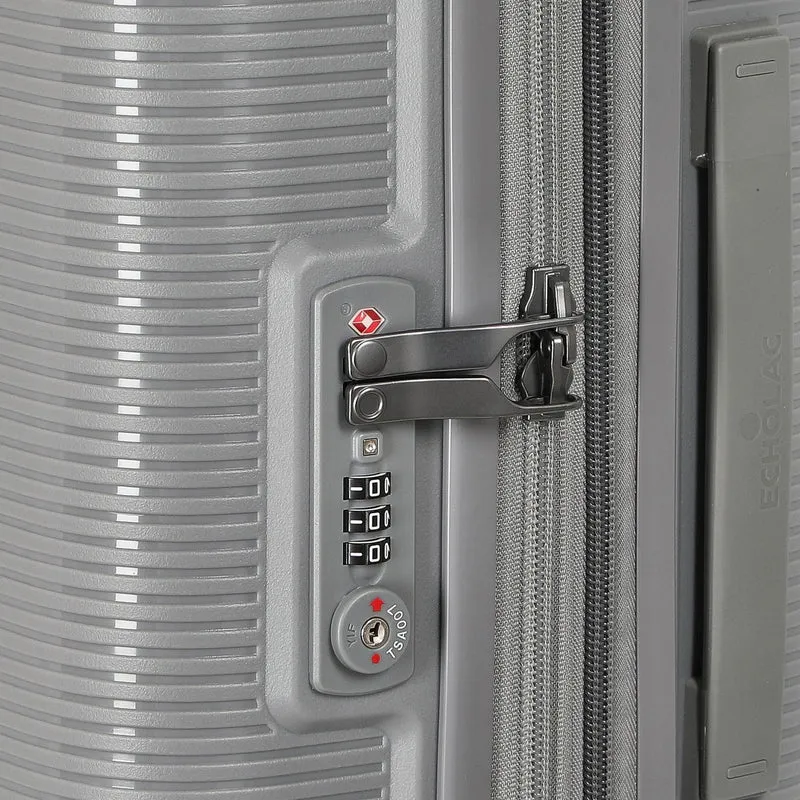 Echolac Forza - 4 ruedas - Trolley 65 cm expandible (grigio)