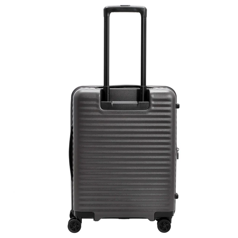 Echolac Celestra FA - Trolley de cabina con 4 ruedas 14" S 55 cm expandible USB (dark grey)