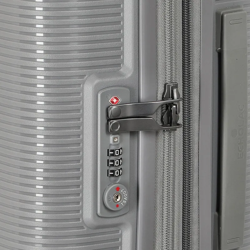 Echolac Forza - 4 ruedas - Trolley de cabina 55 cm expandible (grigio)