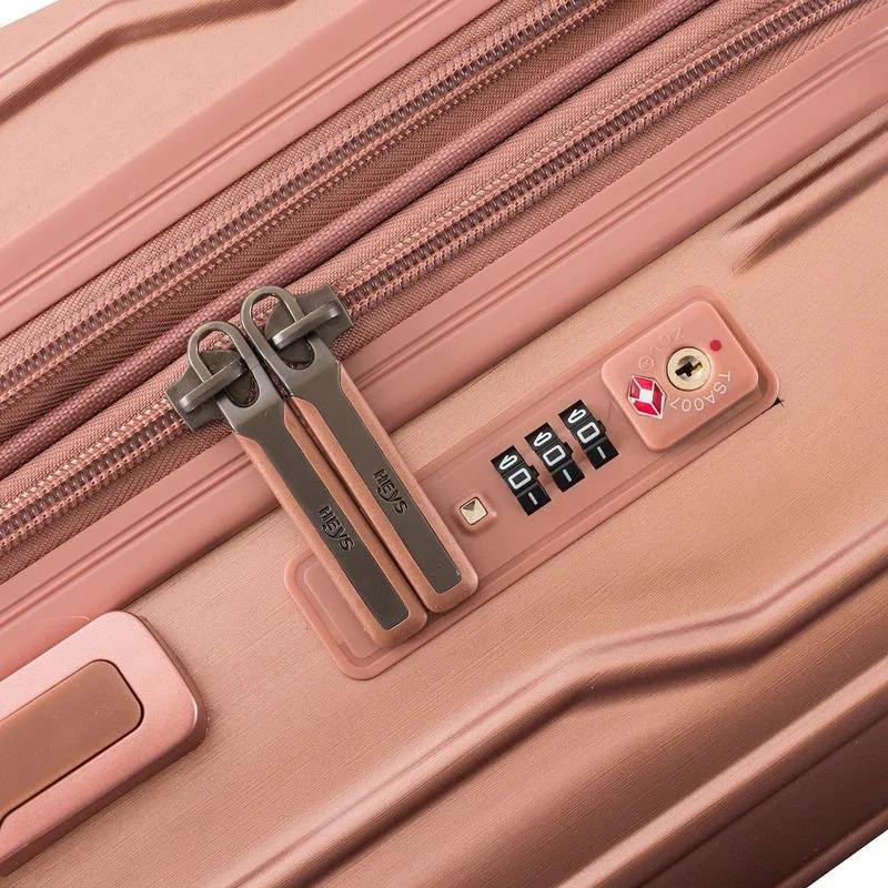 Heys Xtrak - Trolley de 4 ruedas M 66 cm expandible (rose gold)