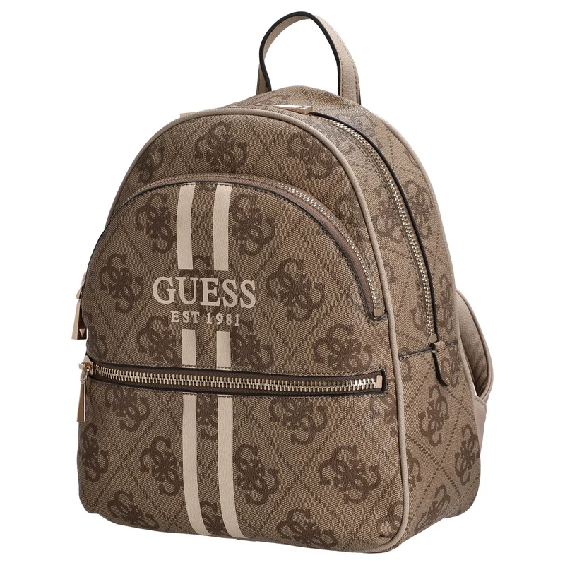 Guess Manhattan II Backpack L - Mochila L (logo latte)