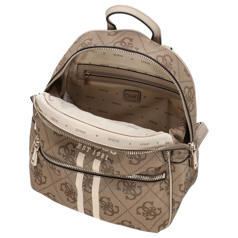 Guess Manhattan II Backpack L - Mochila L (logo latte)