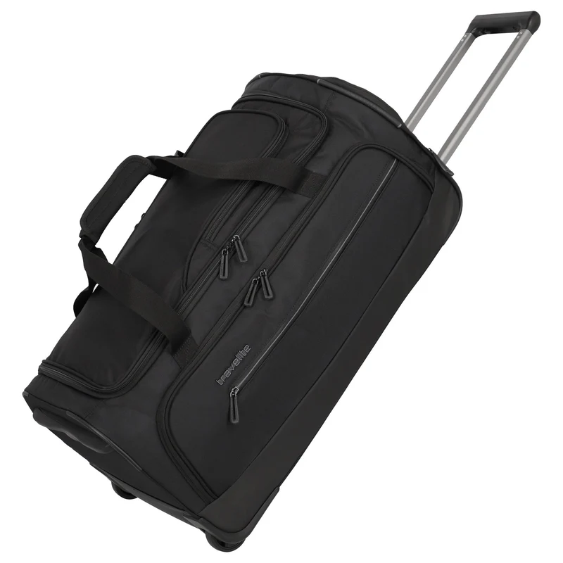Travelite Crosslite - Bolsa de viaje con 2 ruedas 69 cm (black)
