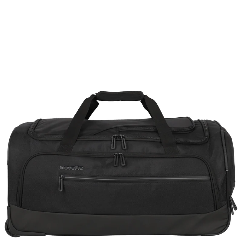 Travelite Crosslite - Bolsa de viaje con 2 ruedas 69 cm (black)