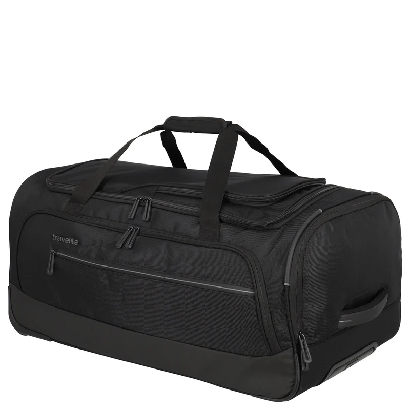 Travelite Crosslite - Bolsa de viaje con 2 ruedas 69 cm (black)