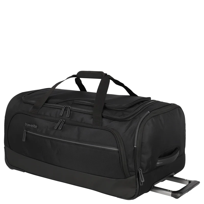 Travelite Crosslite - Bolsa de viaje con 2 ruedas 69 cm (black)