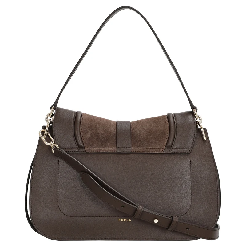 Furla Flow L - Bolso bandolera 33 cm (color espresso)