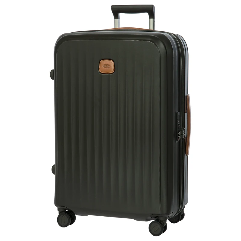 Brics Taormina - Trolley de 4 ruedas M 69 cm expandible (olive)