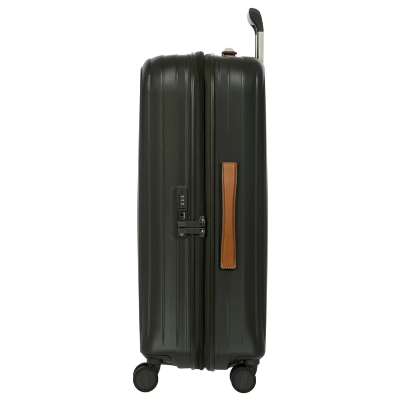 Brics Taormina - Trolley de 4 ruedas M 69 cm expandible (olive)