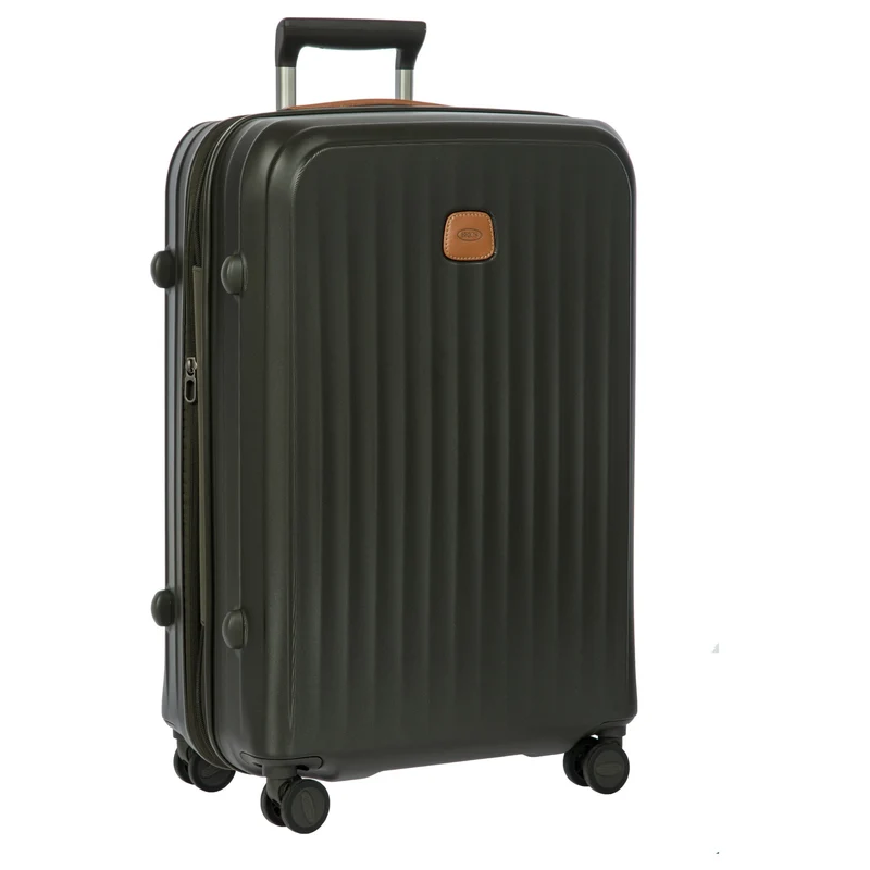 Brics Taormina - Trolley de 4 ruedas M 69 cm expandible (olive)