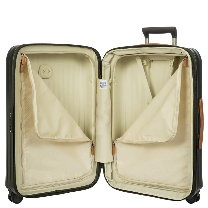 Brics Taormina - Trolley de 4 ruedas M 69 cm expandible (olive)