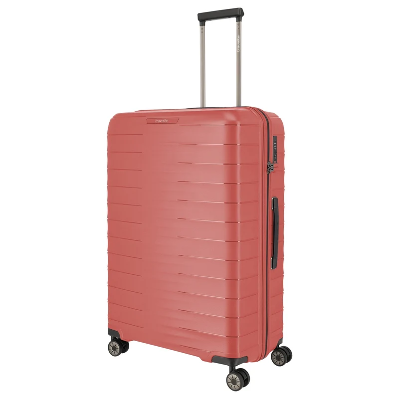 Travelite Mooby - Set de trolley de 4 ruedas L/M/S 3 piezas expandible (rot)