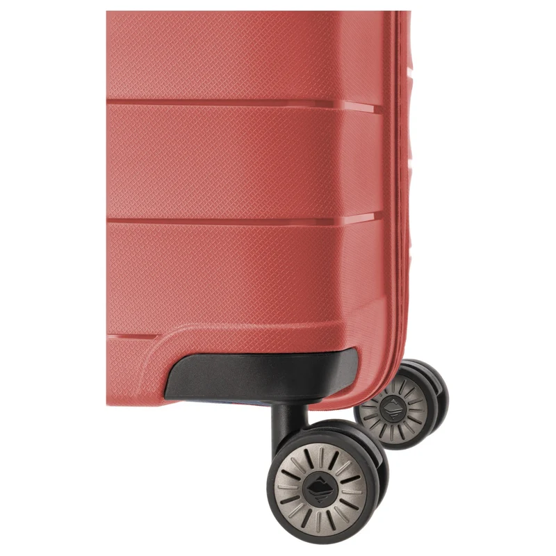 Travelite Mooby - Set de trolley de 4 ruedas L/M/S 3 piezas expandible (rot)