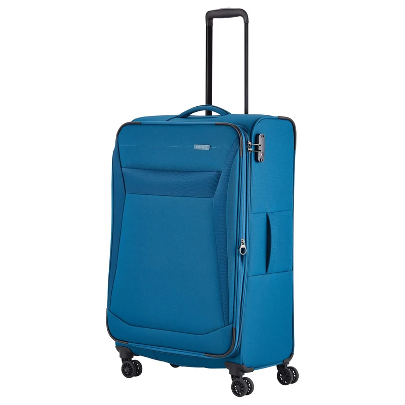 Travelite Chios - Trolley de 4 ruedas L 78 cm expandible (petrol)