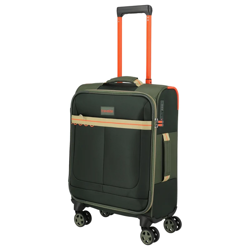 Travelite Color Craze - Trolley de cabina con 4 ruedas S 55 cm (oliv)