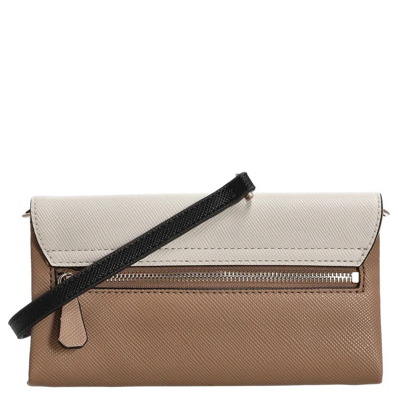 Guess Noelle II Xbody Flap - Bolso bandolera 21 cm (tan multi)