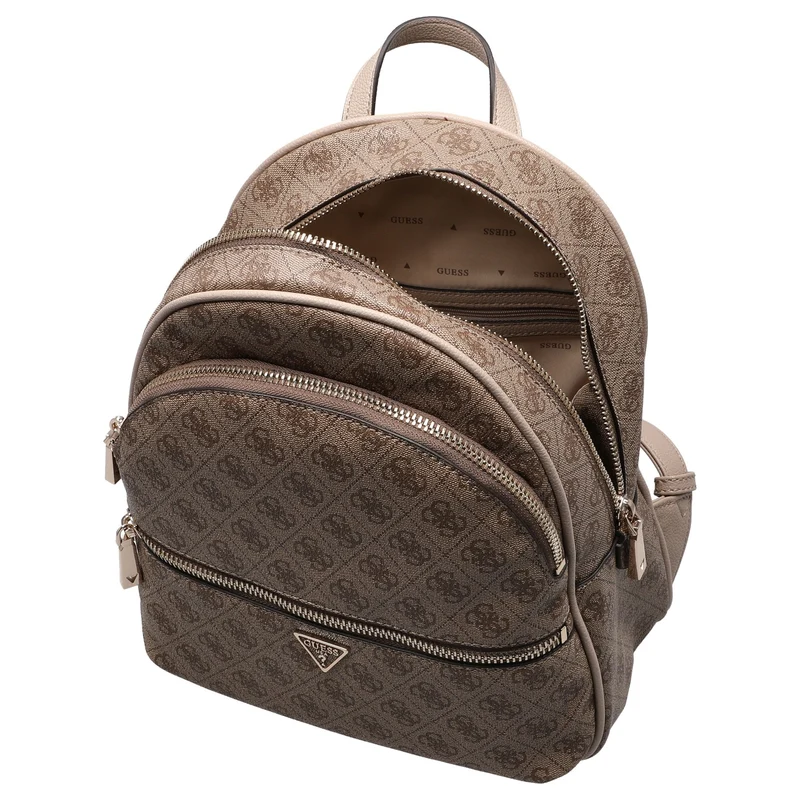 Guess Manhattan II Large - Mochila 33 cm (latte logo)