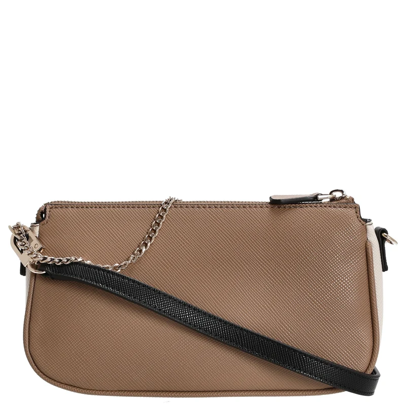 Guess Noelle II DBL Pouch - Bolso bandolera 24 cm (tan multi)
