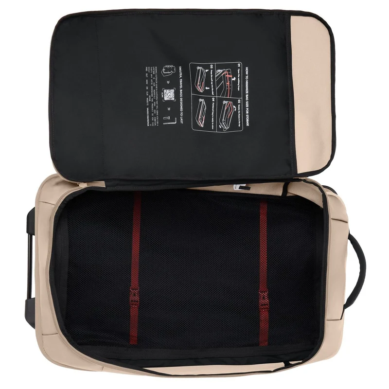 Vaude Takutea 65 - Bolsa de viaje con ruedas 65 cm (linen)