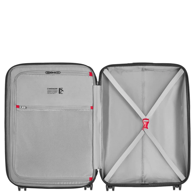 Wenger Prymo - Trolley de 4 ruedas M 65 cm expandible (black)