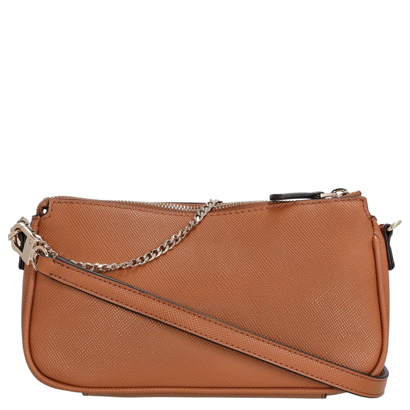 Guess Noelle II DBL Pouch - Bolso bandolera 24 cm (light cognac)