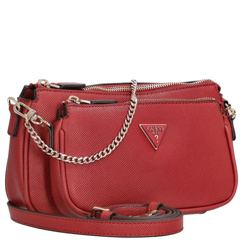 Guess Noelle II DBL Pouch - Bolso bandolera 24 cm (garnet)