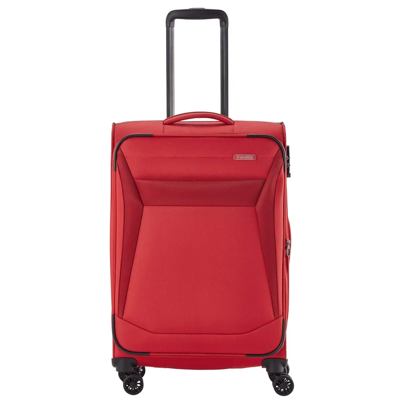 Travelite Chios - Trolley de 4 ruedas M 67 cm expandible (rot)