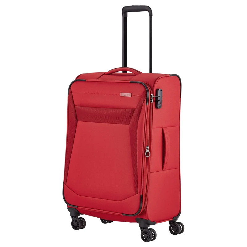 Travelite Chios - Trolley de 4 ruedas M 67 cm expandible (rot)