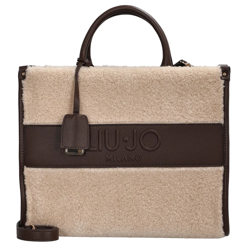 Liu Jo Ridhi Tote - Bolso de mano M 34 cm (moro light)