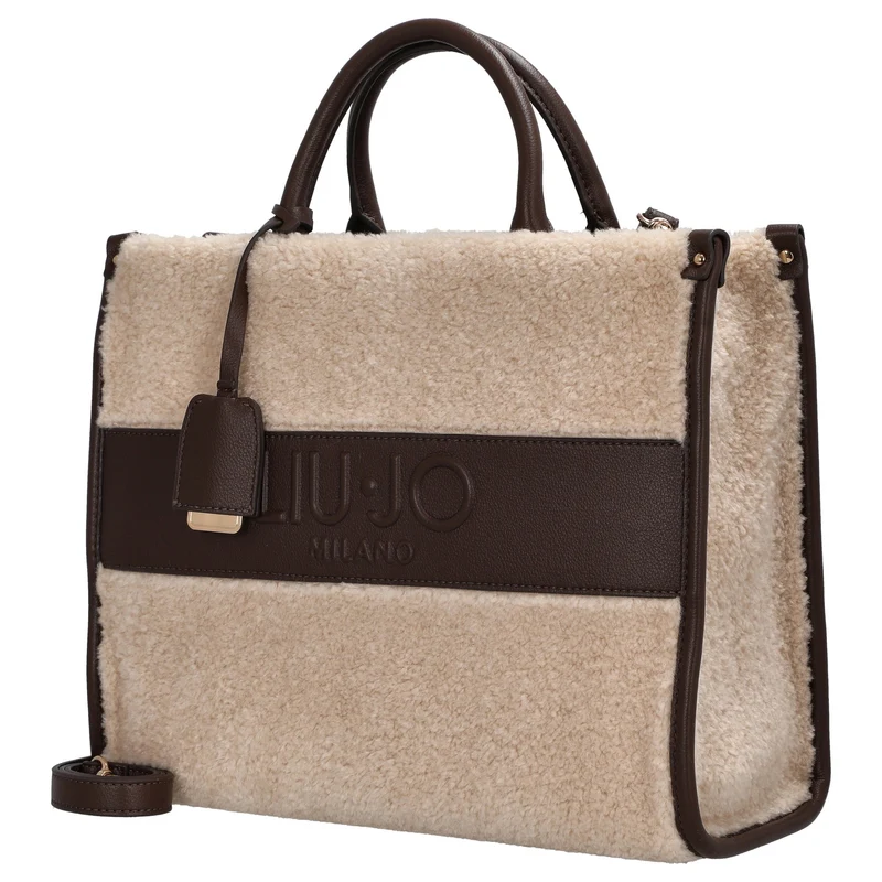 Liu Jo Ridhi Tote - Bolso de mano M 34 cm (moro light)
