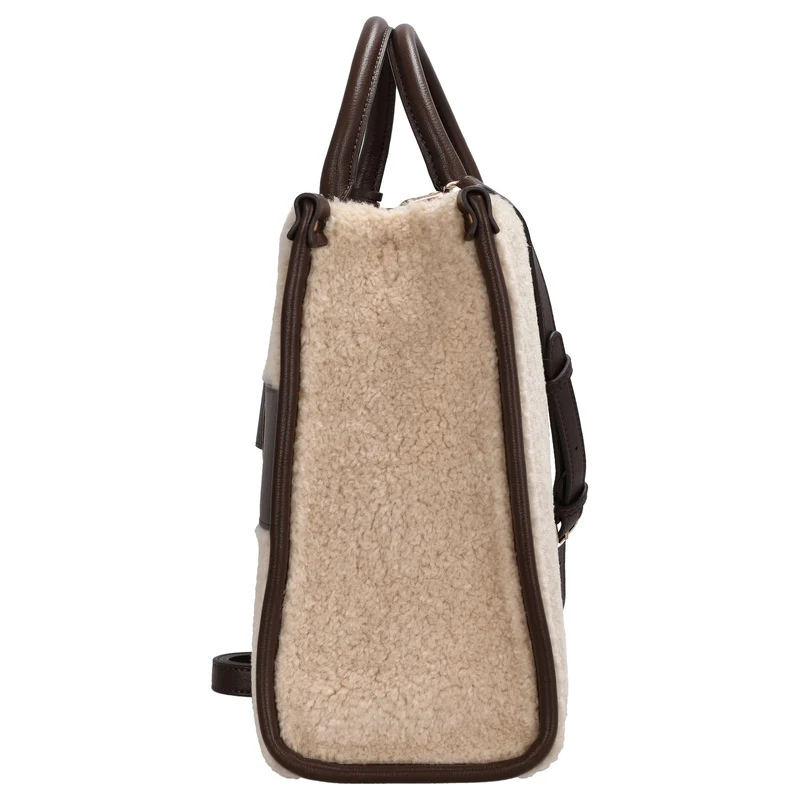 Liu Jo Ridhi Tote - Bolso de mano M 34 cm (moro light)