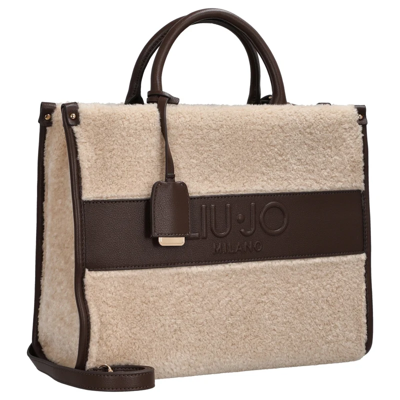 Liu Jo Ridhi Tote - Bolso de mano M 34 cm (moro light)