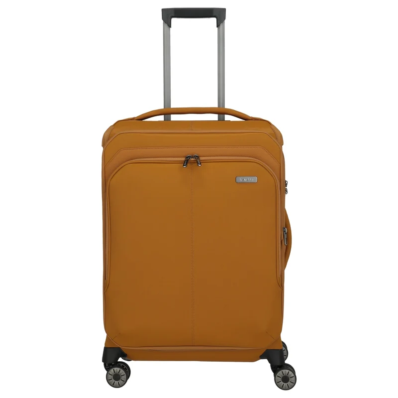 Travelite Priima - Trolley de 4 ruedas M 68 cm (curry)