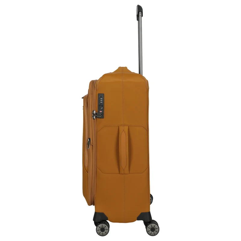 Travelite Priima - Trolley de 4 ruedas M 68 cm (curry)