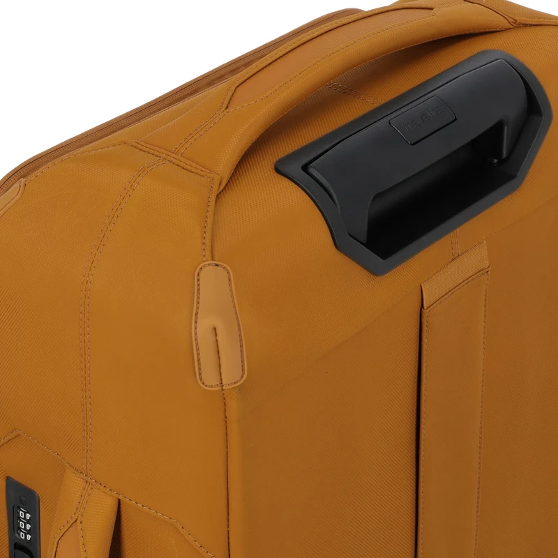 Travelite Priima - Trolley de 4 ruedas M 68 cm (curry)
