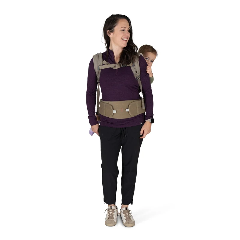 Osprey Poco Soft Child Carrier LT - Mochila portabebés (Kraxe) (tan concrete)