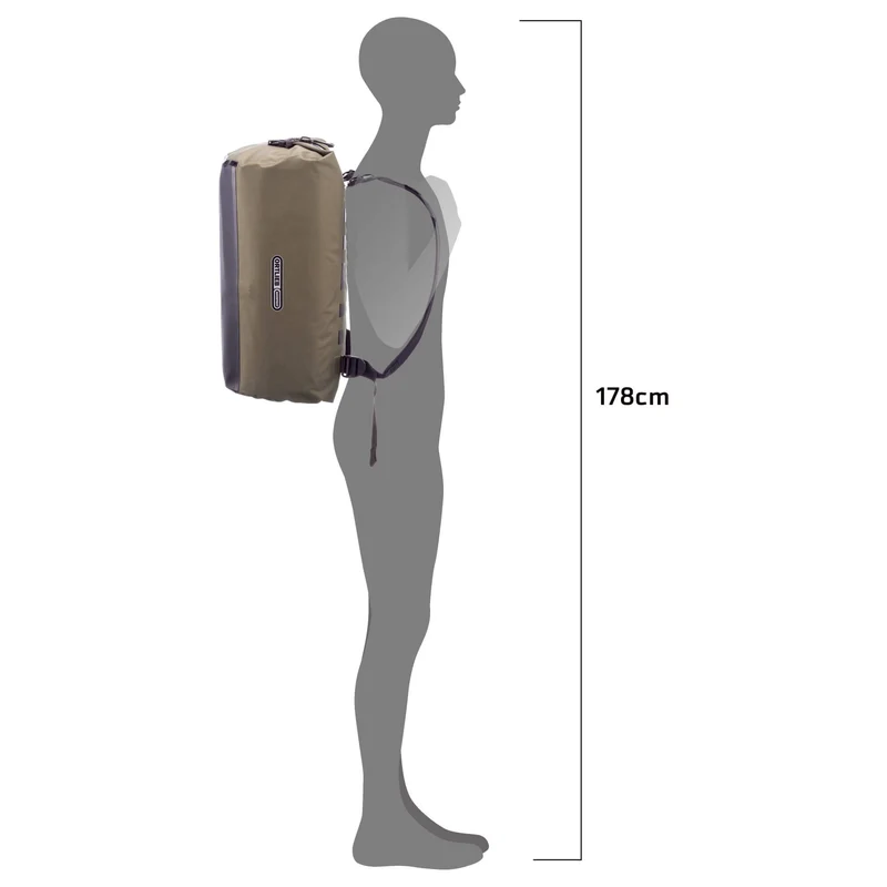 Ortlieb Duffle Lite 40 - Bolsa de viaje/Mochila de viaje 53 cm (dark sand)