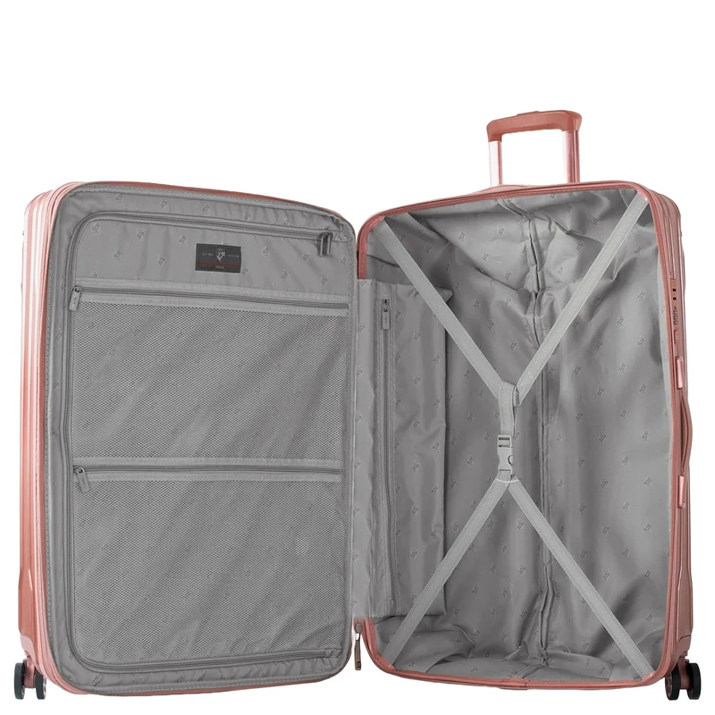 Heys Xtrak - Trolley con 4 ruedas L 76 cm expandible (rose gold)