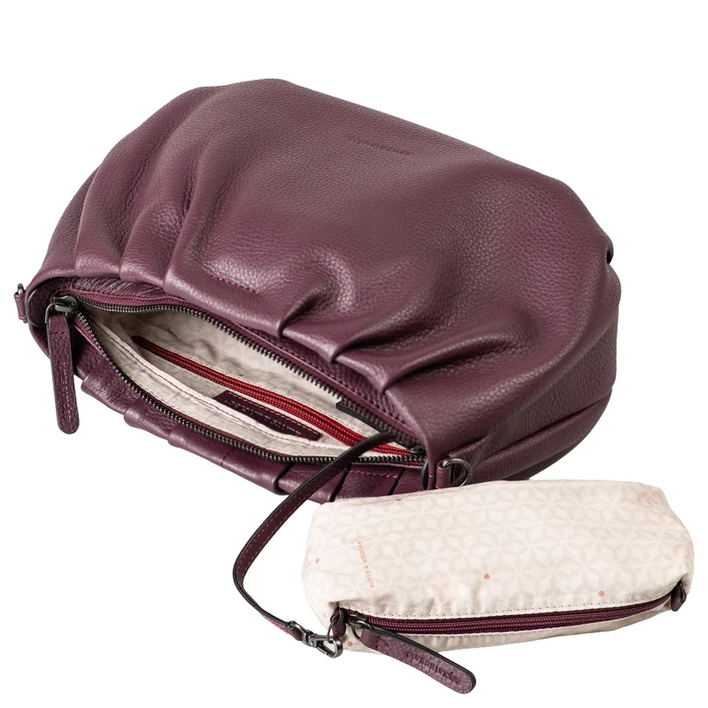 aunts & uncles Philocalists Pearl - Bolso de hombro 32 cm (merlot)
