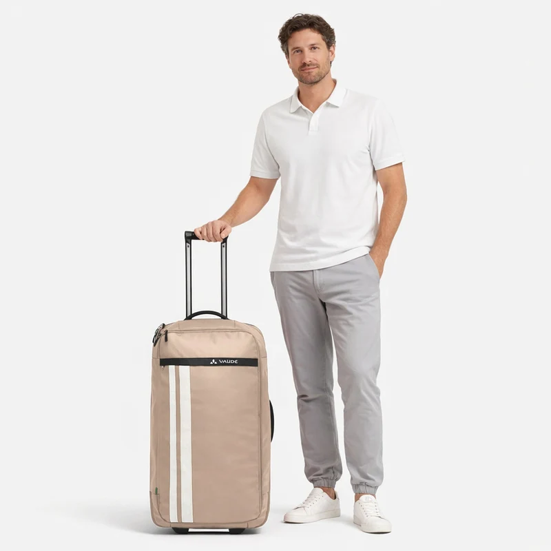 Vaude Takutea 90 - Bolsa de viaje con ruedas L 77 cm (linen)