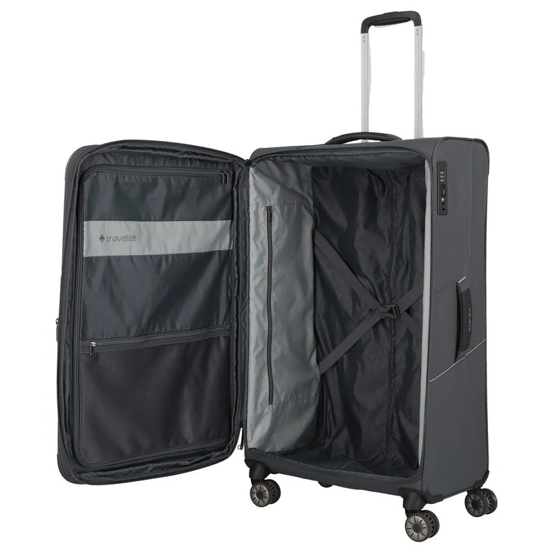 Travelite Skaii - Trolley de 4 ruedas L 78 cm expandible (gipfelgrau)