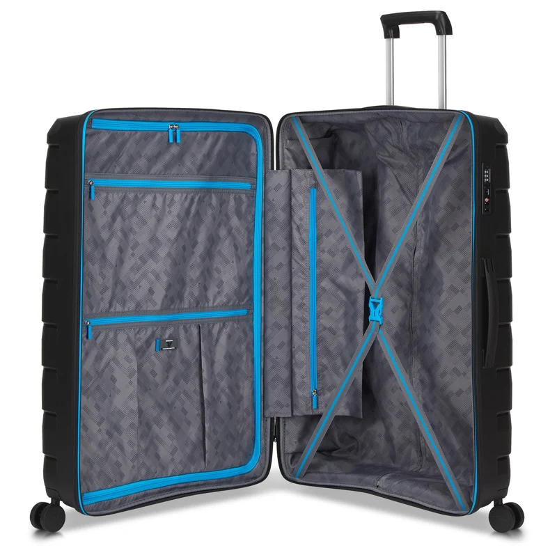 Roncato Skyline 2.0 Neon - Trolley de 4 ruedas L 79 cm (black)
