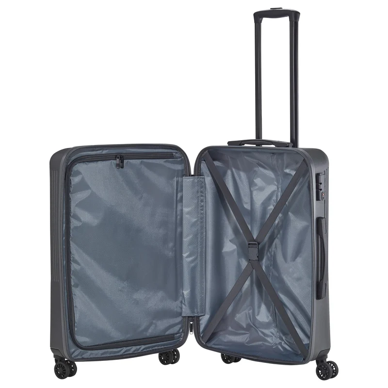 Travelite Bali - Trolley mediano de 4 ruedas 67 cm (anthrazit)