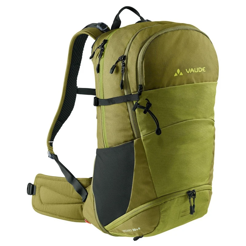 Vaude Wizard 30+4 - Mochila de senderismo 54 cm (color: aguacate)