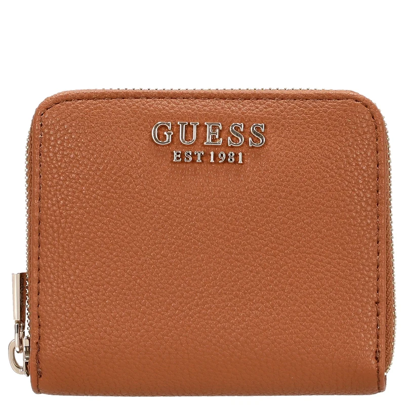 Guess Laurel II SLG Small Zip Around - Cartera (cognac)