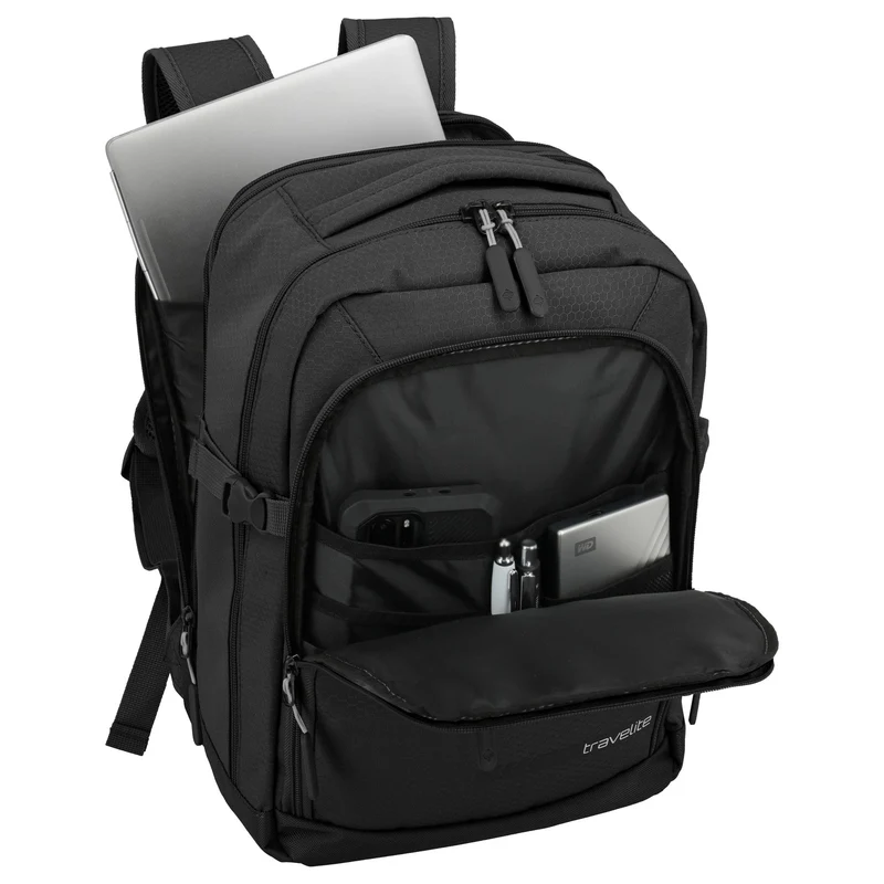 Travelite Kick-Off - Mochila de cabina 40 cm (schwarz)